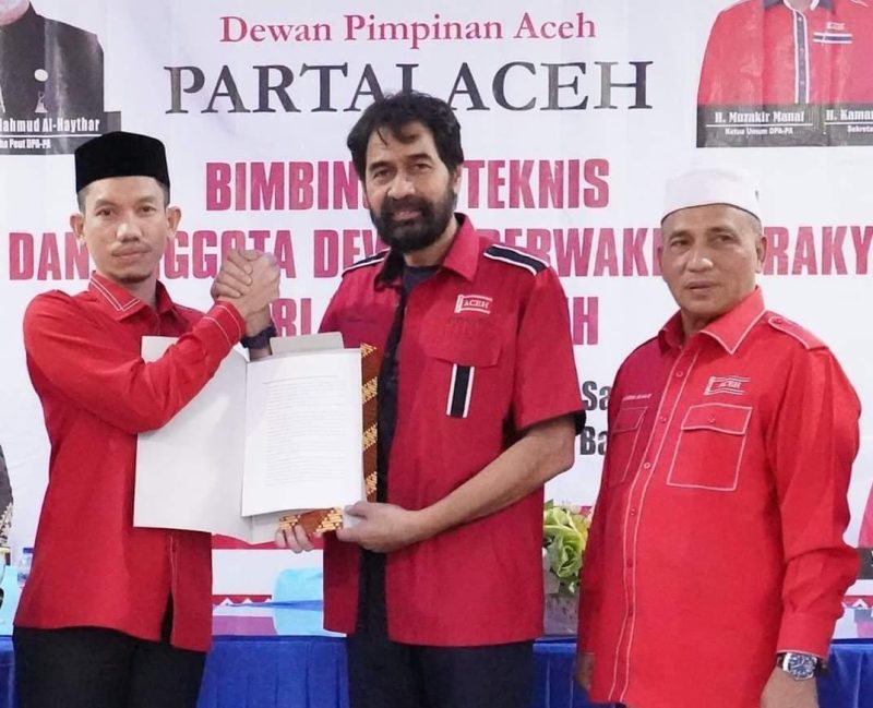 Muzakir Manaf atau Mualem kembali pimpin Partai Aceh. Foto: Ist