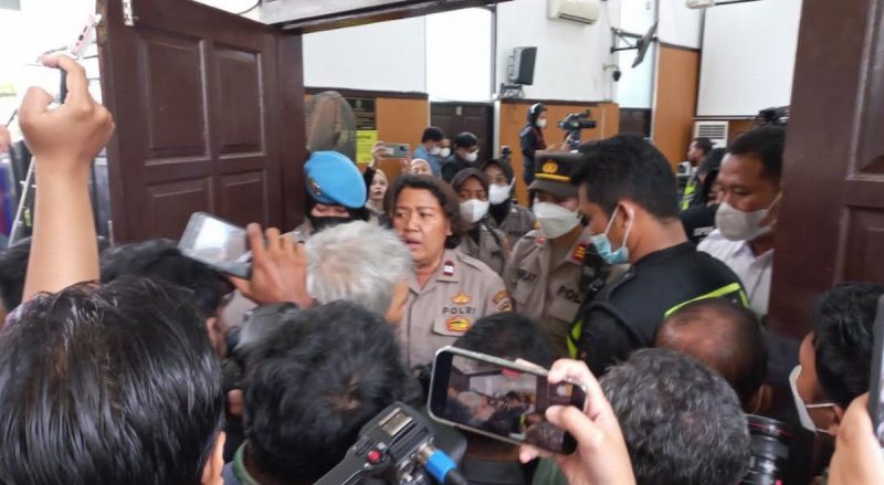 Pengunjung sidang vonis Ferdy Sambo di PN Jaksel (Foto: MPI)