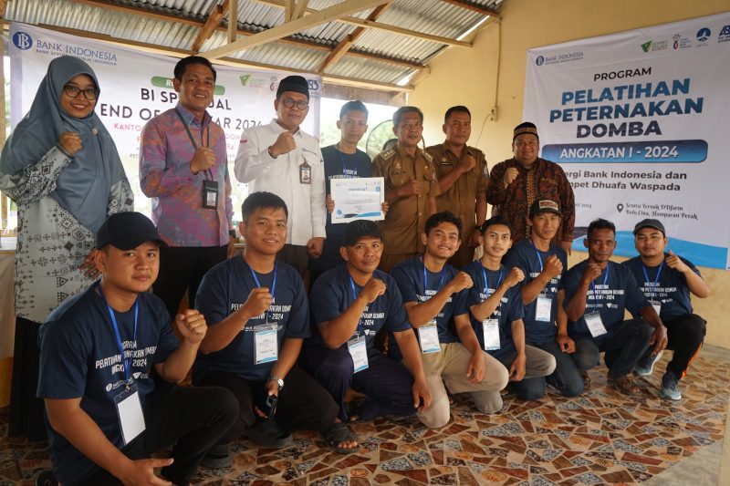 Bank Indonesia dan DD Waspada Luncurkan Program Pelatihan Peternakan Domba. Foto: Ist