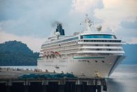 Kapal Pesiar mewah MS Crystal Symphony singgah di Sabang. Foto: Ist