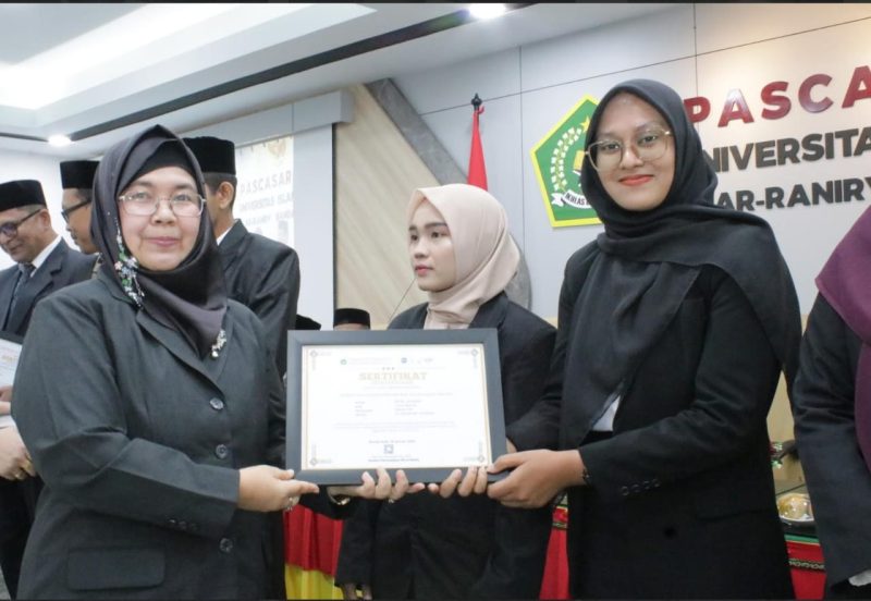Yudisium program doktor dan magister UIN Ar-Raniry Banda Aceh. Foto: Ist