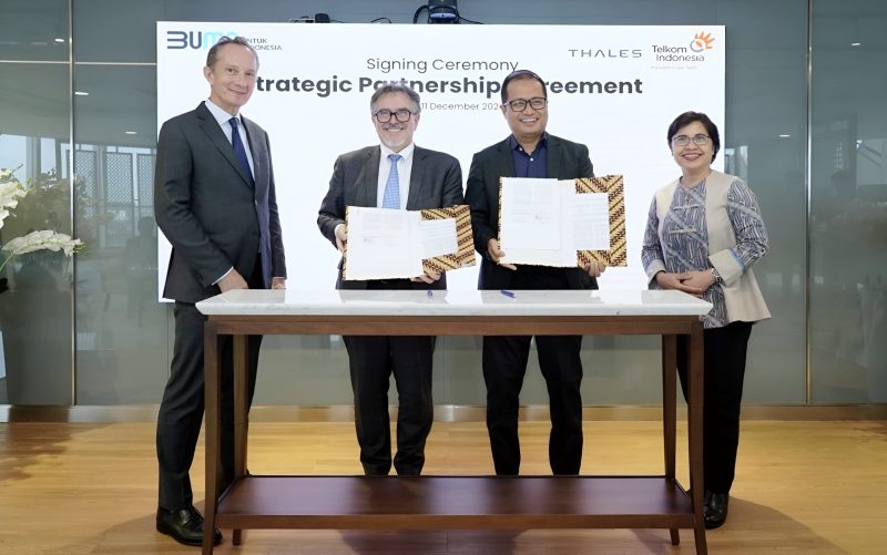 Telkom Jalin Kemitraan Strategis dengan Thales. Foto: Ist