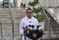 Kepala Kantor Komunikasi Kepresidenan (PCO) Hasan Nasbi. Foto: Metrotvnews.com/Kautsar Widya Prabowo.