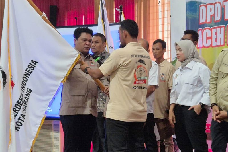 Prosesi pelantikan pengurus DPD Tani Merdeka Aceh Besar, Banda Aceh dan Sabang. Foto: IST