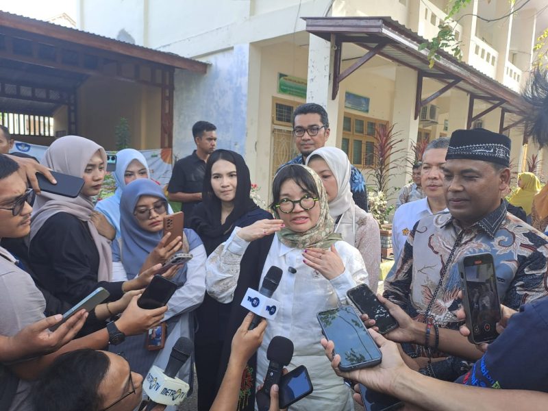 Wamen Dikti Saintek, Prof Stella Christie di Banda Aceh. Foto: fakhrur/intimes.co.id