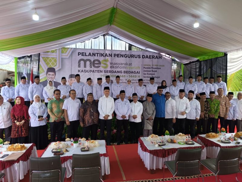Pelantikan pengurus MES Kabupaten Serdang Bedagai. Foto: Ist
