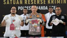 Konferensi pers Polresta Banda Aceh. Foto: Humas Polresta